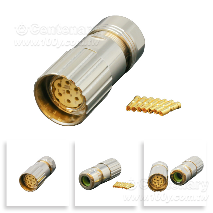 Aviation plug M23 - 163617 Product Image