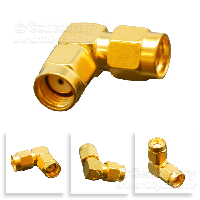 RPSMA-JJWSMA right-angle elbow for internal thread hole to internal thread hole - 163660 Product Image