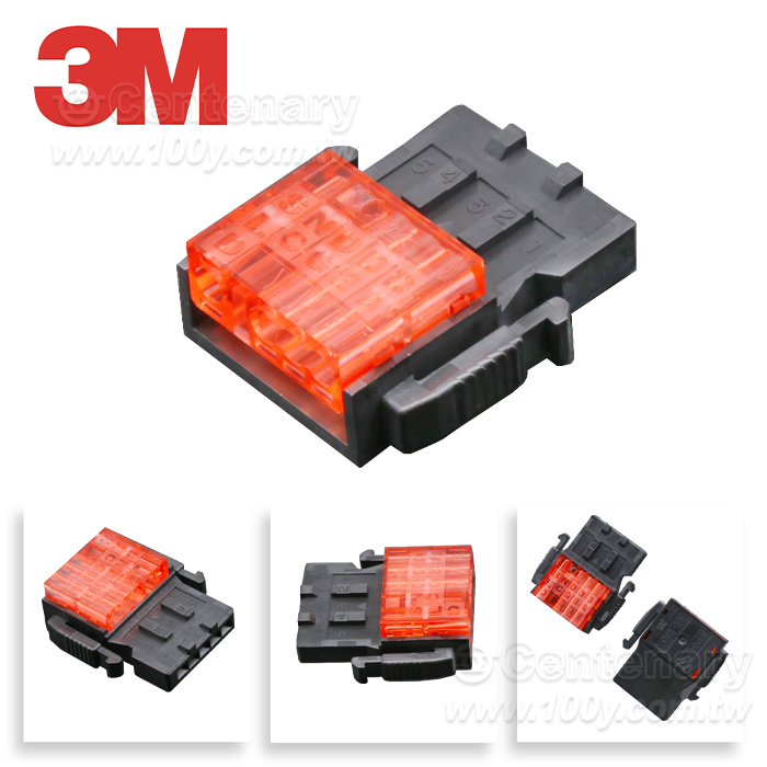 3M 三菱PLC模組插頭CC-Link紅色 20AWG - 161834 產品圖片