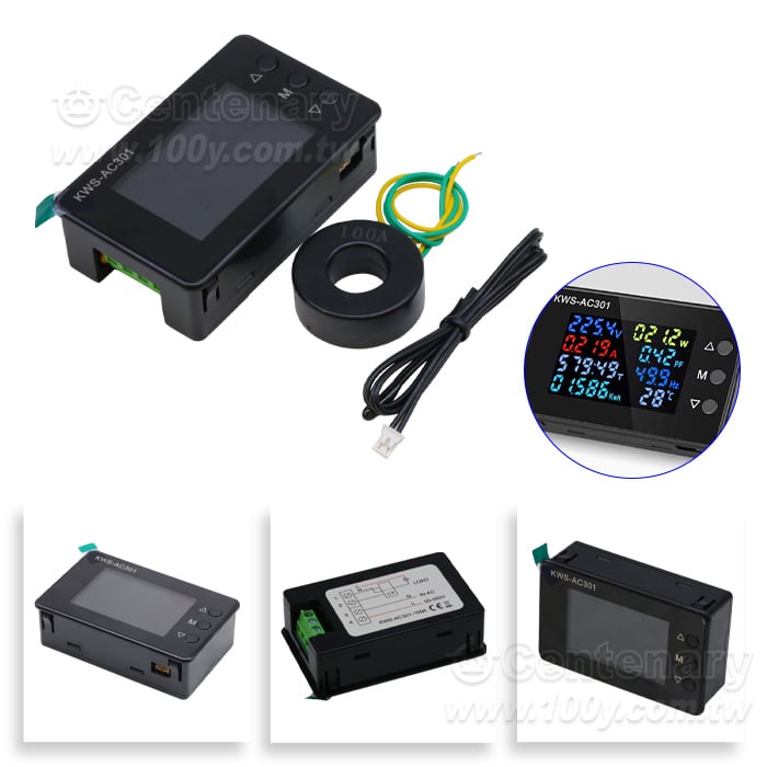 Digital AC voltmeter, closed type