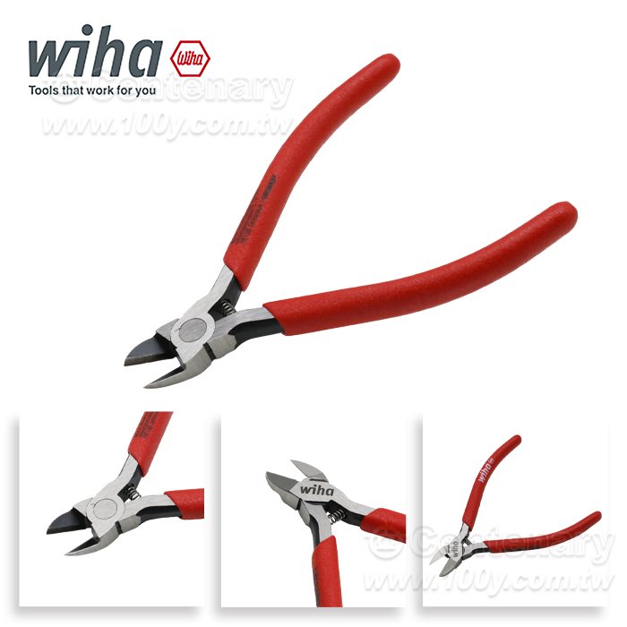 wiha 5寸水口鉗 總長125mm 剪塑料2mm 剪鉛1mm - 151255 產品圖片