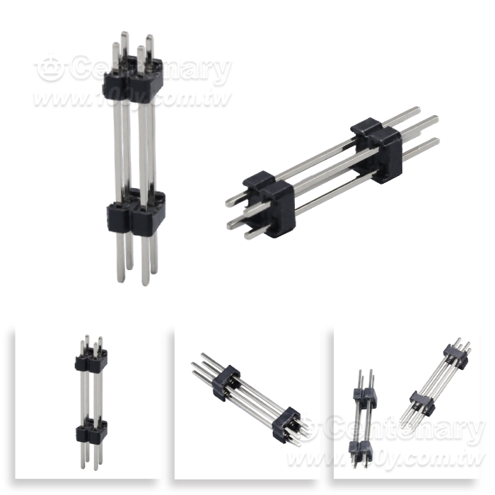 2*2P-Double-layer dual-row pin header - 164167 Product Image