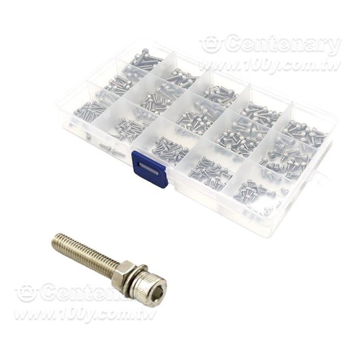 304-Stainless Steel+Washer+Shell Pad Screws