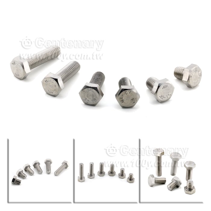 HM-Titanium Hexagonal Machine Screws