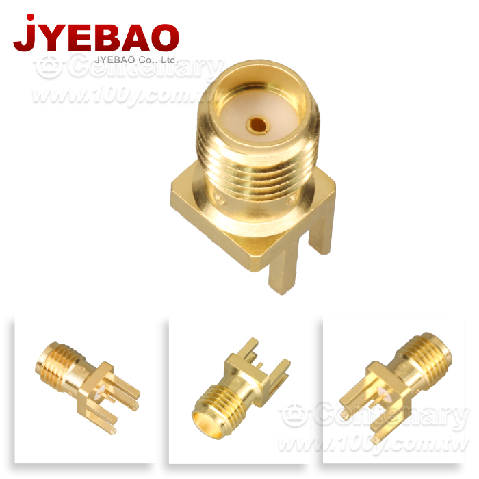 SMA Jack P.C.B Mount (End Launch) - 94494 產品圖片