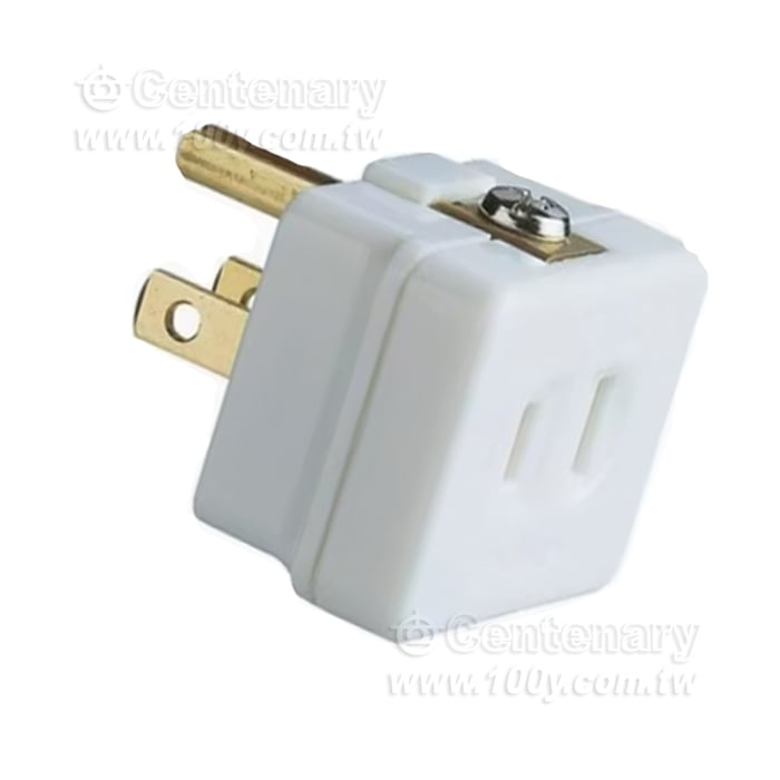 2腳轉換3腳插頭15A 125V - 164677 產品圖片