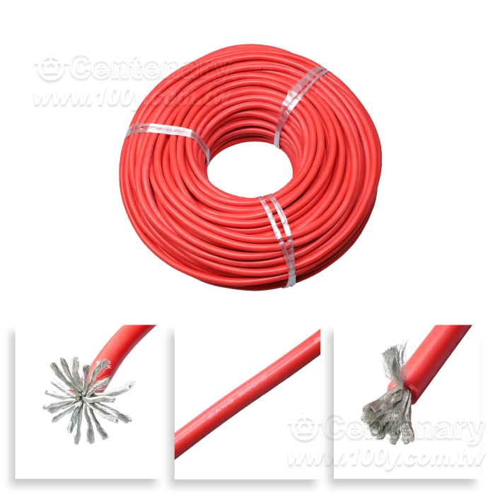 耐高溫特軟硅膠線600V 200℃  矽膠線  紅色 - 164622 產品圖片