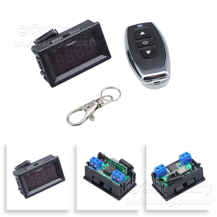 定時延時開關繼電器模組-0-12V+遙控器 - 164579 產品圖片