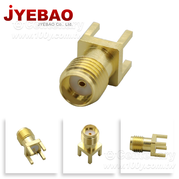 SMA Jack PCB Mount With Round Contact; - 97666 Product Image