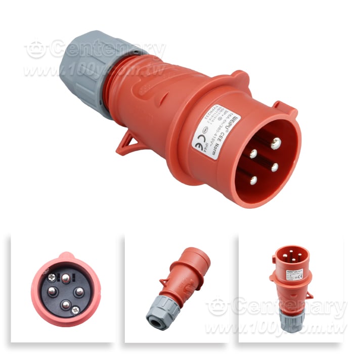 IP44 4P Cable Protective Male Plug - 164766 Product Image