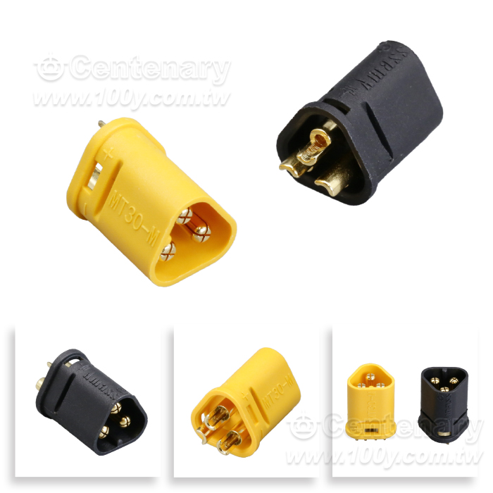 MT30 Small Current Three-Pin Connector - 164904 Product Image