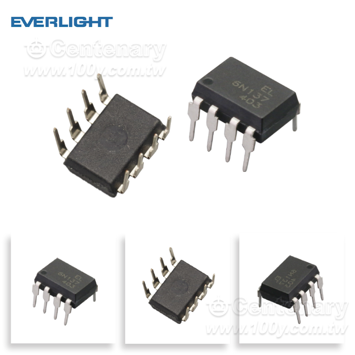 8 PIN DIP High Speed 10MBit/s Logic Gate Photocoupler