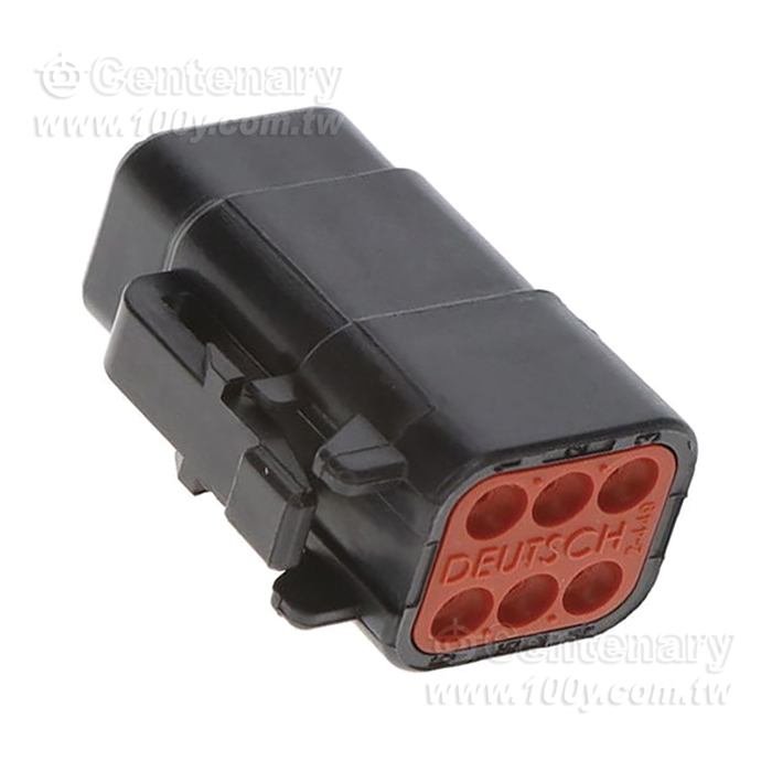 TE/Deutsch_DTM 6P Female Plug - 165435 Product Image