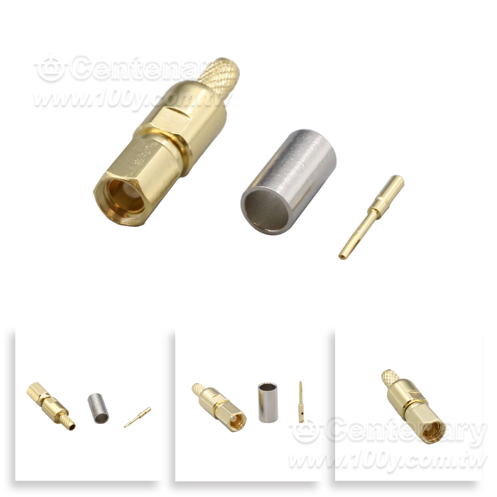 SSMC-C-K-1.5 SSMC母頭壓接50-1.5/RG316線 - 165495 產品圖片