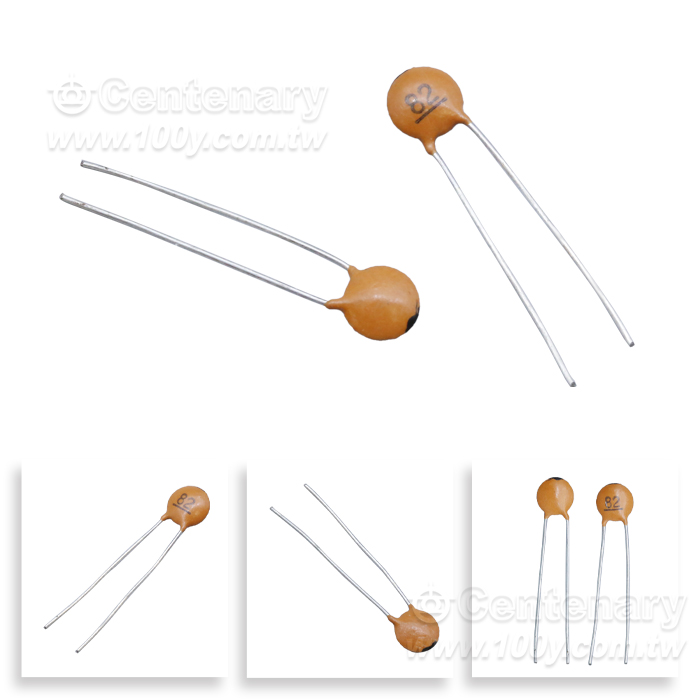 82PF  Radial Ceramic Disc Capacitor - 165487 Product Image