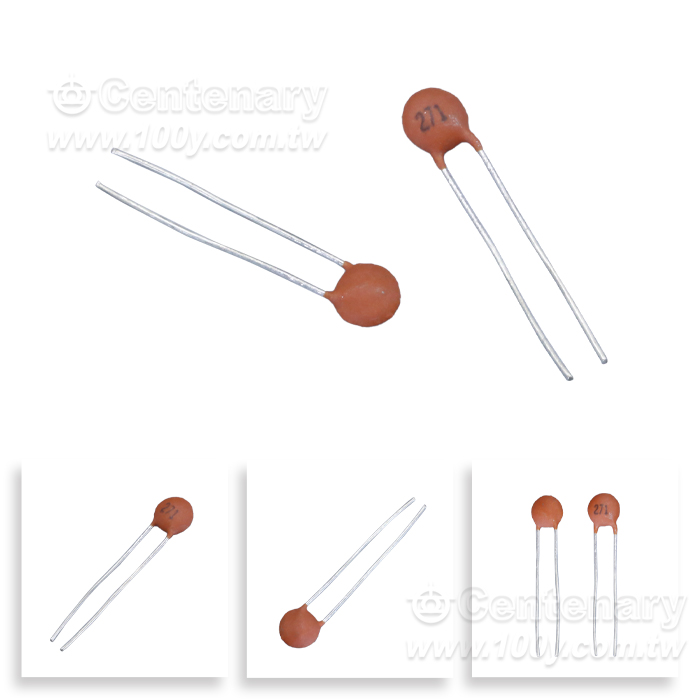 270PF/50V  Radial Ceramic Disc Capacitor - 165602 Product Image