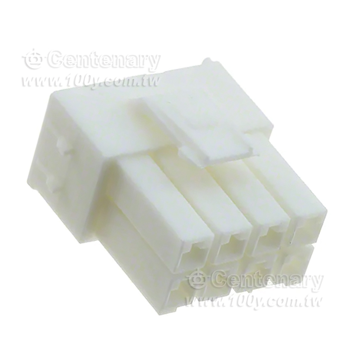 8P公插頭 2行 3.96MM 天然色   - 165901 產品圖片