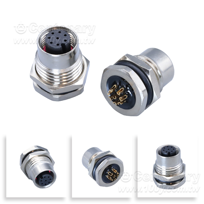 M12 Female Socket_M12 Sensor Waterproof Connector - 165893 Product Image
