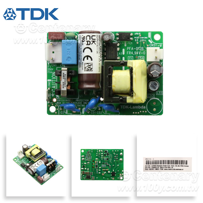10 to 60W Single Output, High Reliability Power Supplies - 91808 Product Image