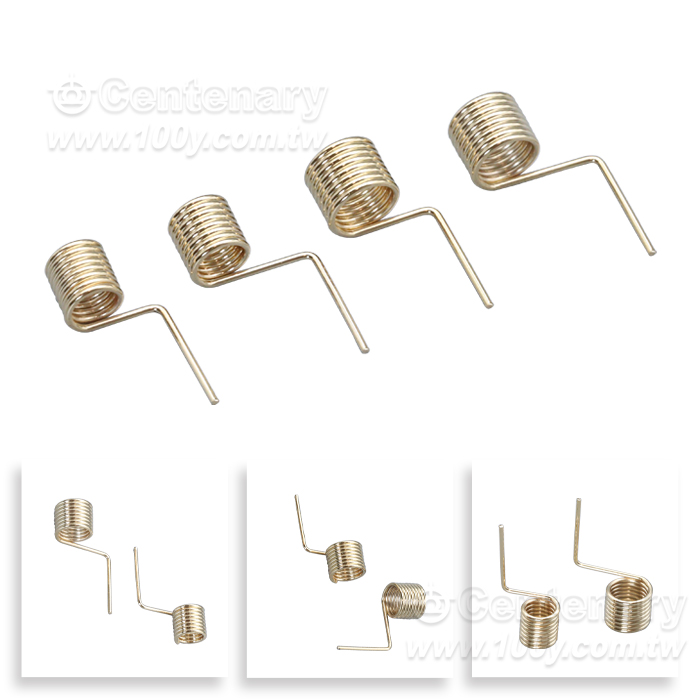 接地彈簧 鍍金 φ3.75 *10mm*5mm - 165848 產品圖片