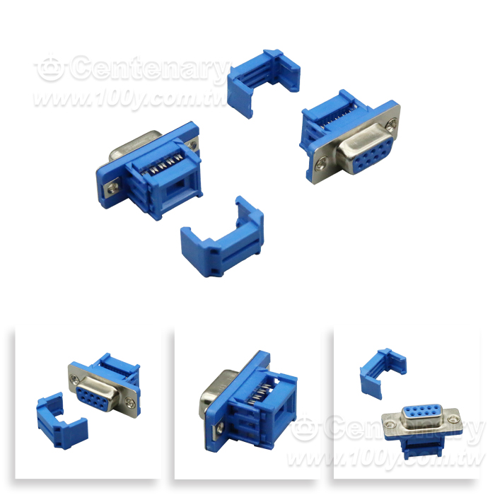 Flat Cable Type Connector (9  Pins) - 166052 Product Image