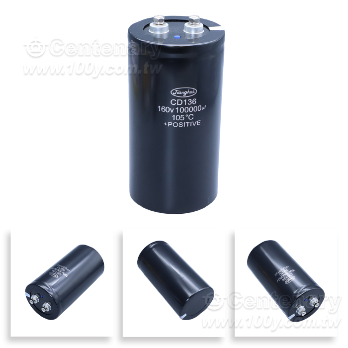 鎖螺絲電解電容 100000uF/160V 105℃ - 166050 產品圖片