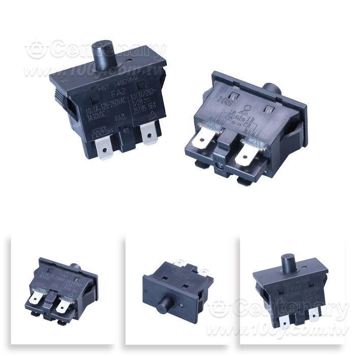 復位開關 4腳     250AC/10A - 166156 產品圖片