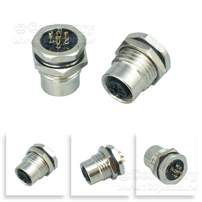 M12 Female Socket_M12 Sensor Waterproof Connector - 166098 Product Image