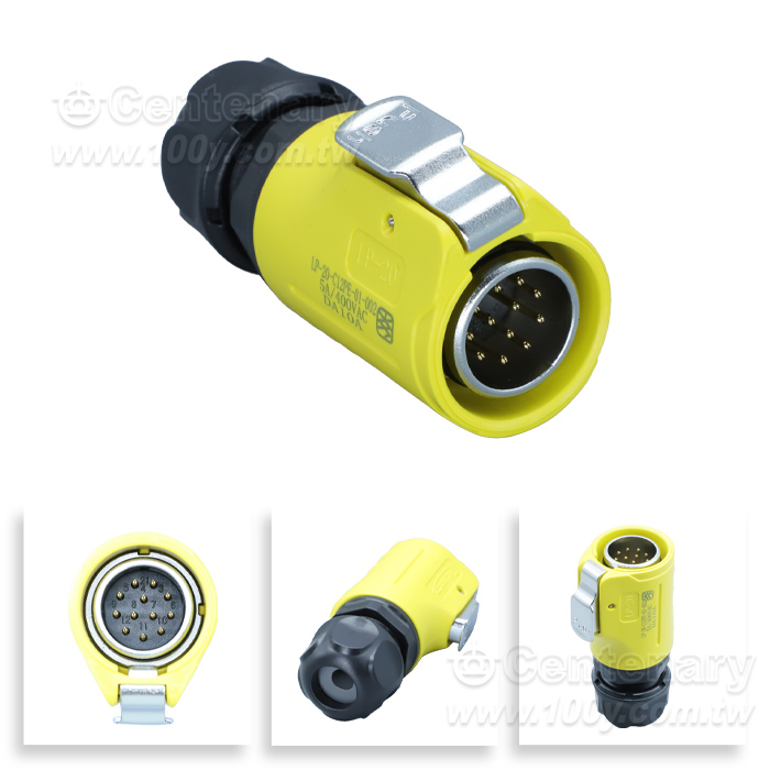 Cnlinko  LP20 type 12 core male head Yellow - 128204 Product Image