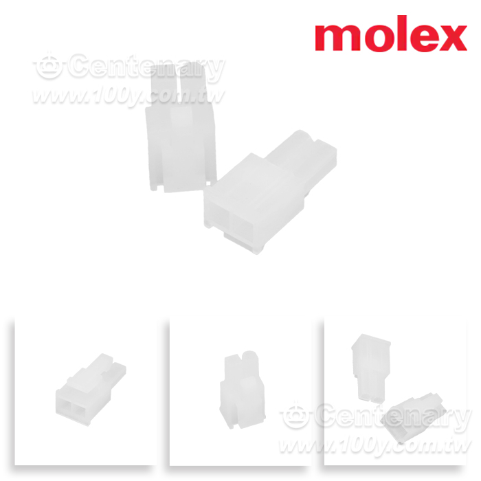 Mini-Fit Jr 5557系列2P母插座 P:4.2mm - 166609 產品圖片