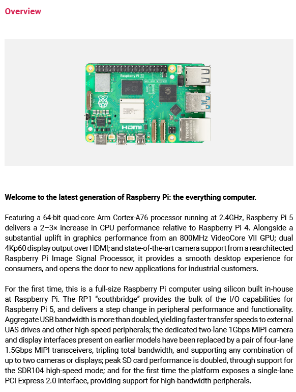 Raspberry Pi5-4GB-規格說明-2