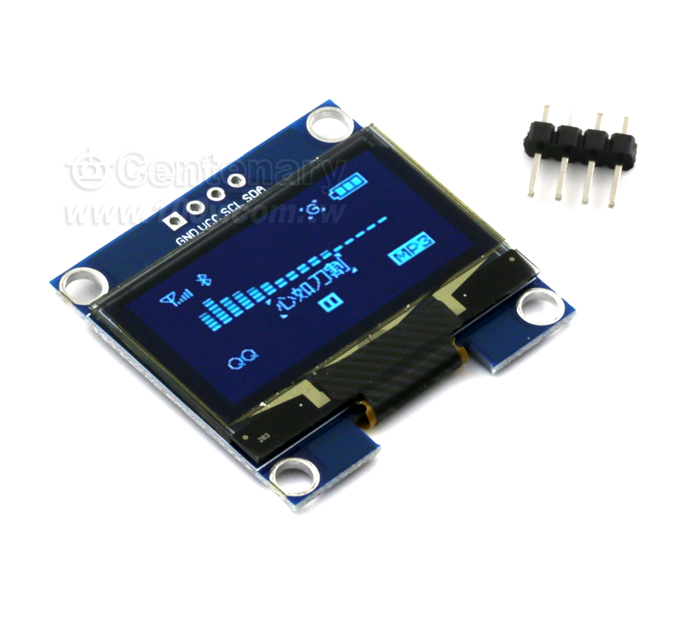 1.3寸-OLED-4針IIC-藍色-規格說明-1