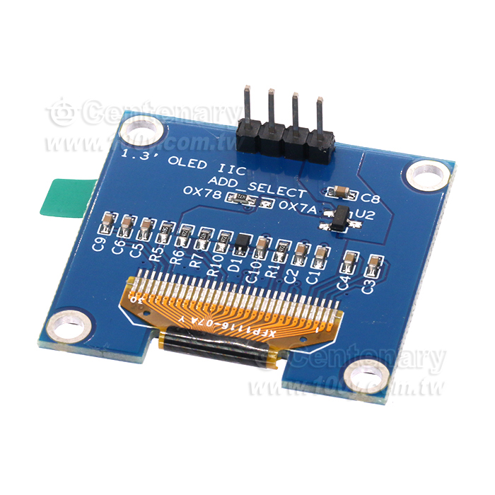 1.3寸-OLED-4針IIC-規格說明-6
