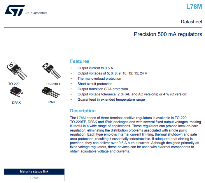 L78M12CDT-規格說明-1